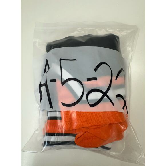 RawGear Mens Shorts Size Medium Black Orange Front Embroidered Drawstring - Picture 11 of 11